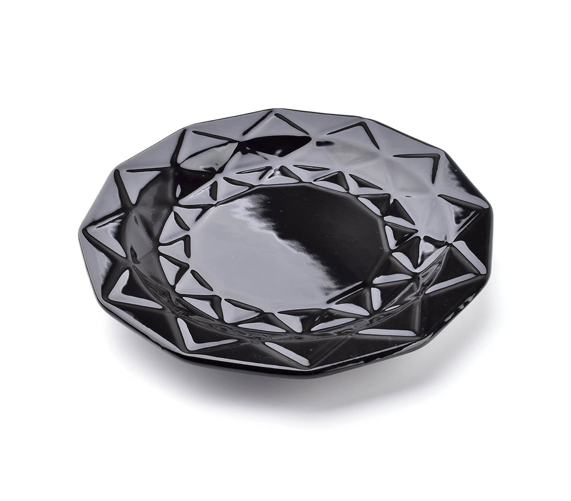 Adel Piatto Dessert, Nero - DECOR PETIT
