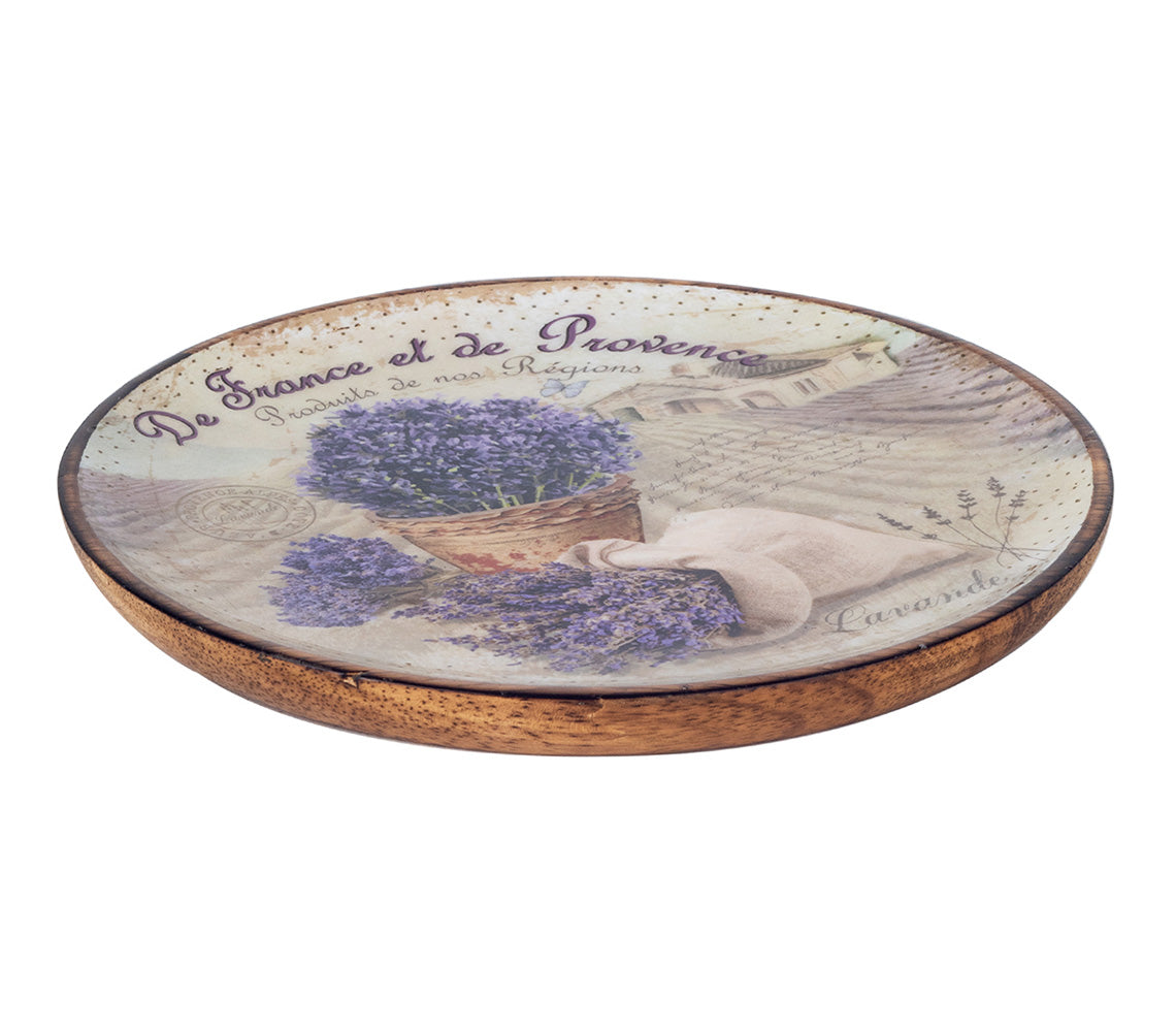 Fuente de Servicio Redondo Grande Lavanda - DECOR PETIT