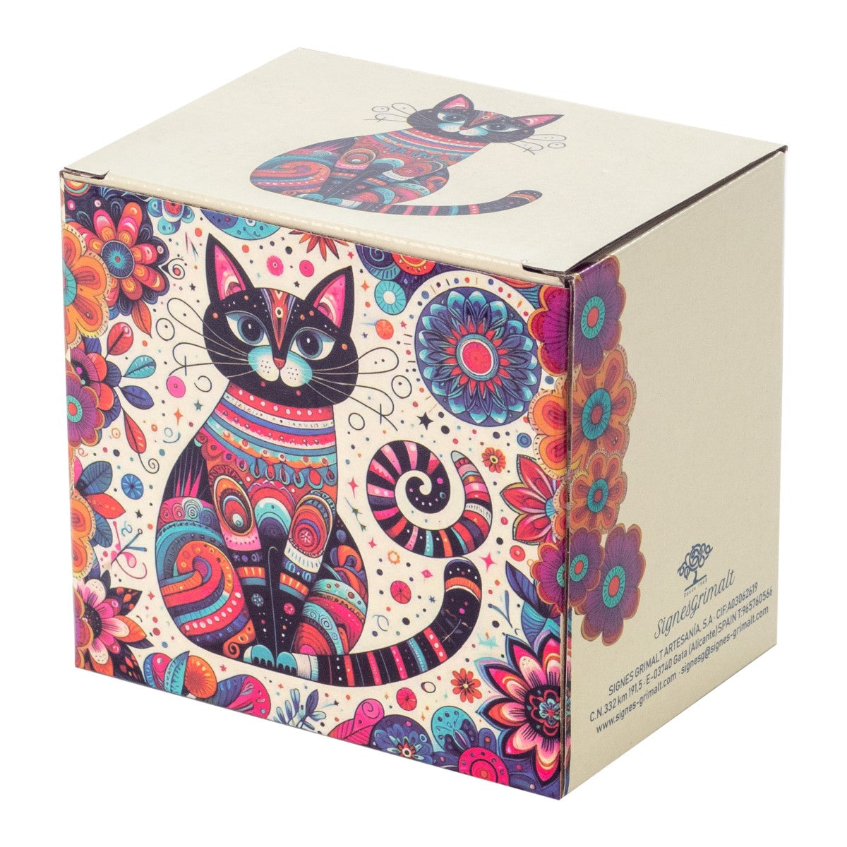 LAVI |Cat Motif Mug Set - DECOR PETIT