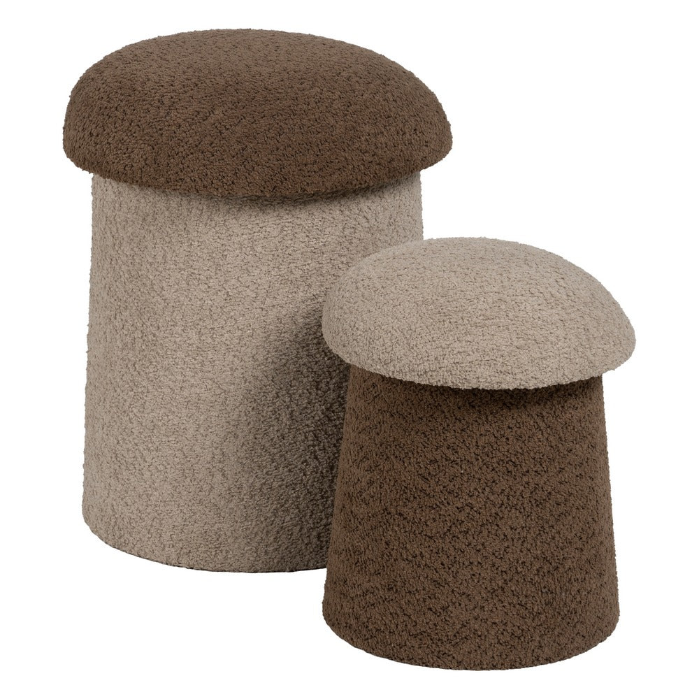 SHROOM |Set of 2 Poufs - DECOR PETIT
