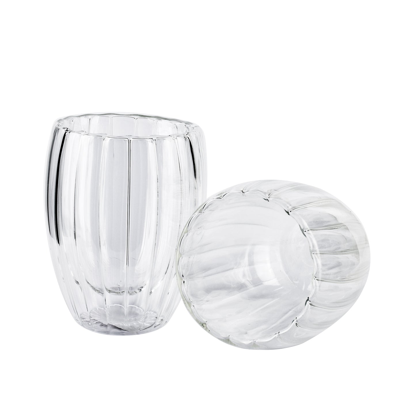 PETER STRIPES |Set van 2 Glazen, Kort - DECOR PETIT
