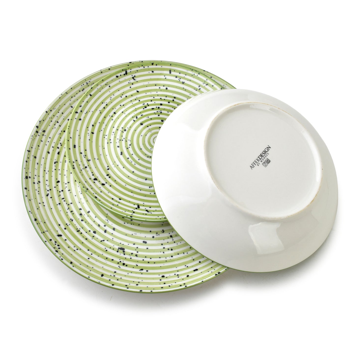 STRIPES GREEN |Juego de Vajilla 18pzas - DECOR PETIT