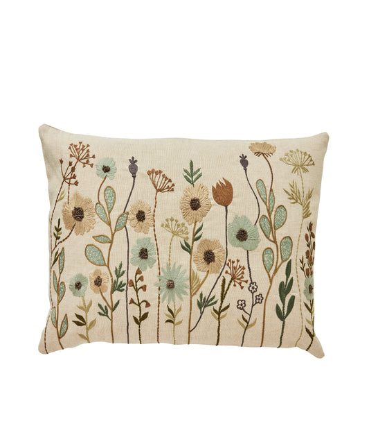 Coussin Ruth Floral Multicolore, 50x50 cm. - DECOR PETIT