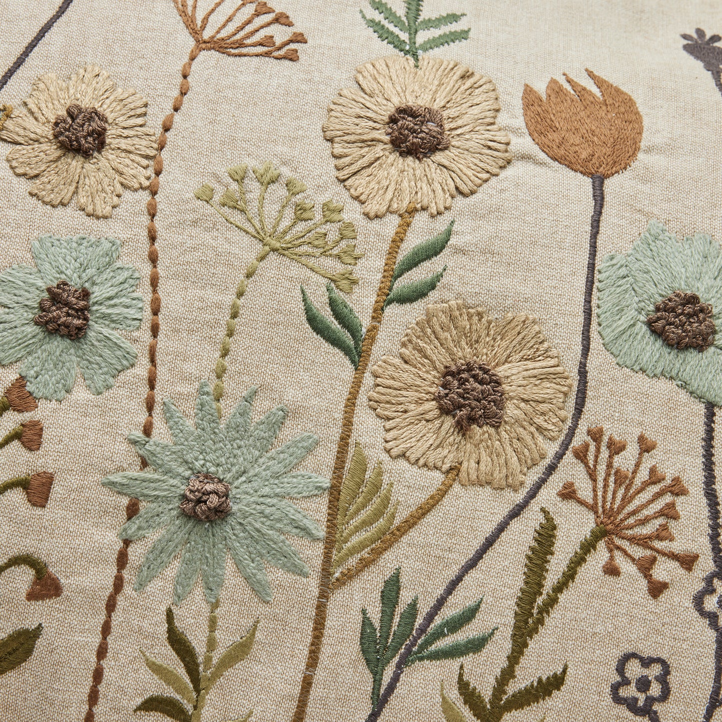 Ruth Floral Multicolor Kussen, 50x50 cm. - DECOR PETIT