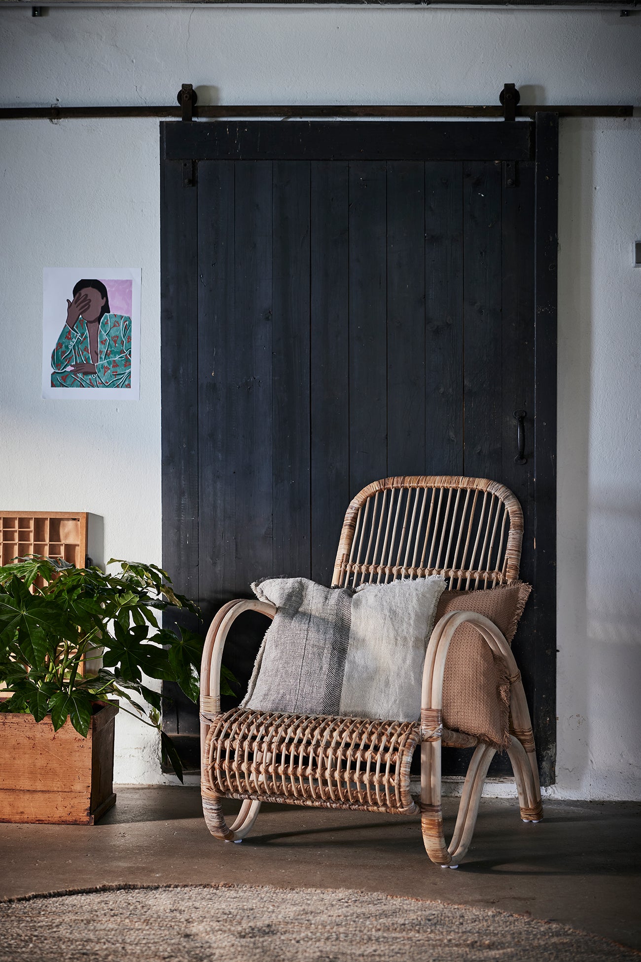 Kissen Grau Ana, 50x50 cm. - DECOR PETIT