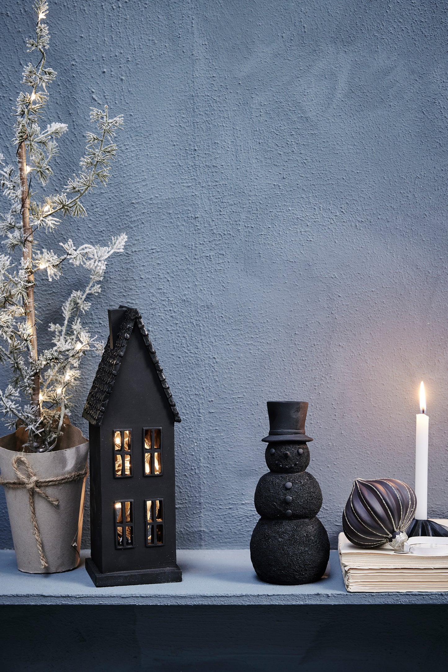 Seholia Decoration House |Black, H28 cm. - DECOR PETIT