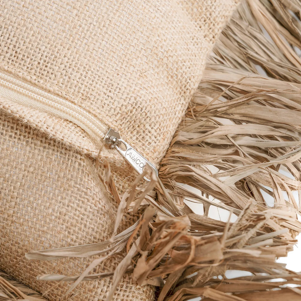 Bonita Jute Cushion Cover, 40x40 cm. - DECOR PETIT