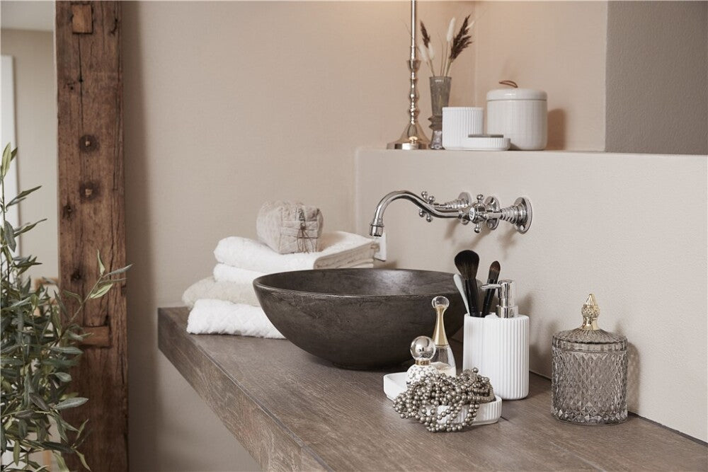 Tarro Miya Gris Claro, A17,5 cm. - DECOR PETIT