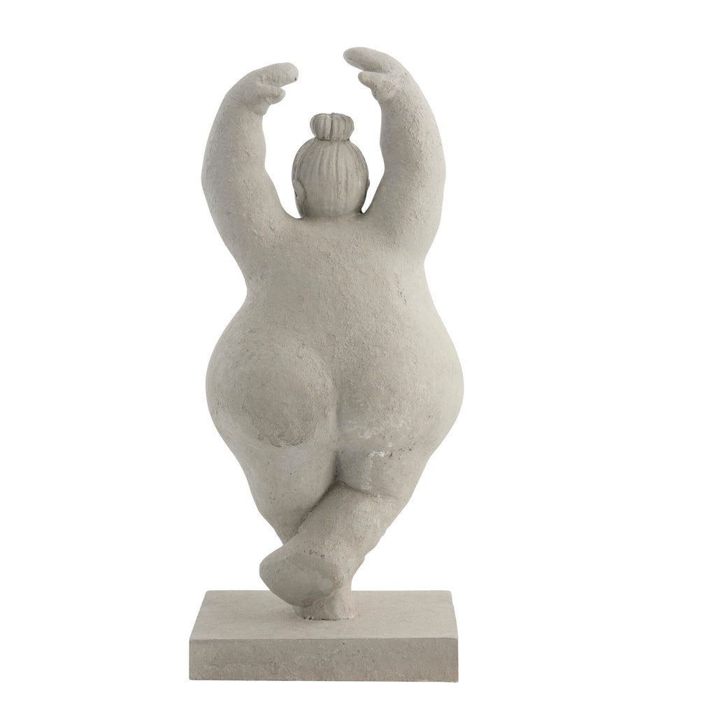 Decoro Serafina H28 cm. grigio