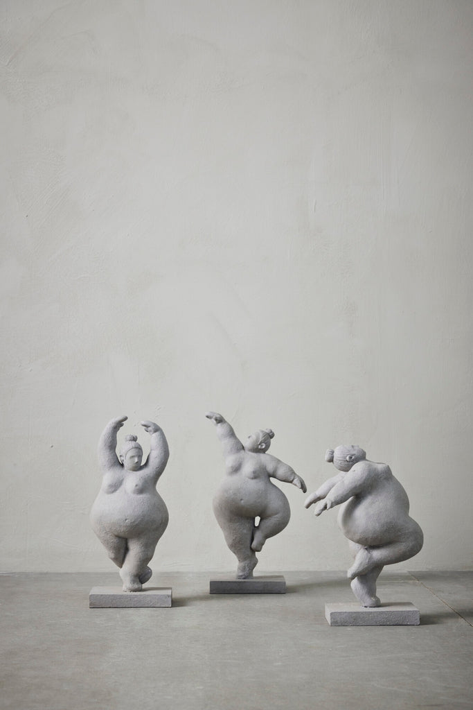 Decoro Serafina H28 cm. grigio