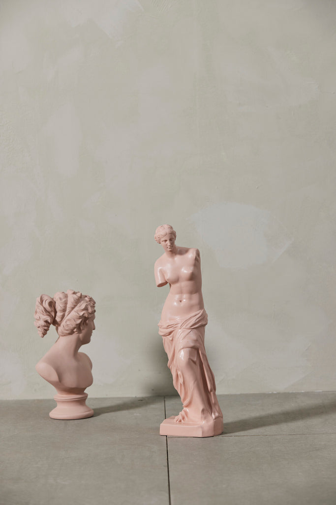Figurina Decorativa Statia, Rosa Sbiadita - DECOR PETIT