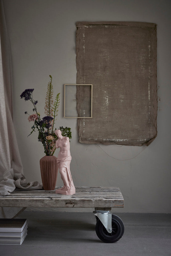 Figurina Decorativa Statia, Rosa Sbiadita - DECOR PETIT
