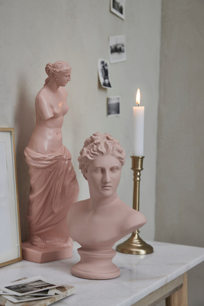 Figurina Decorativa Statia, Rosa Sbiadita - DECOR PETIT