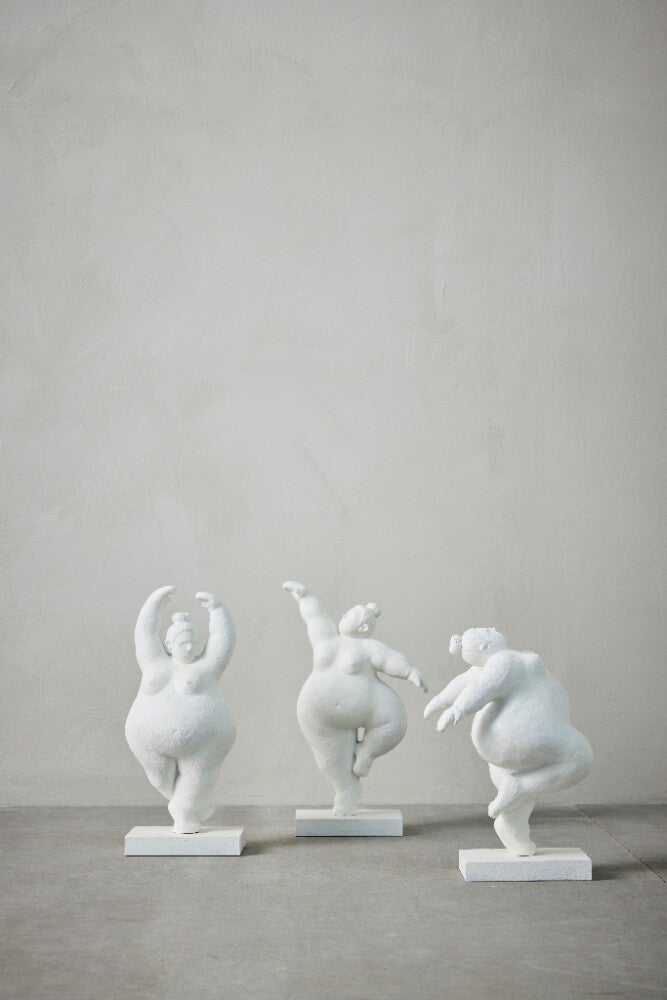 Figura Decorativa Serafina, H28,8 cm. Bianco - DECOR PETIT