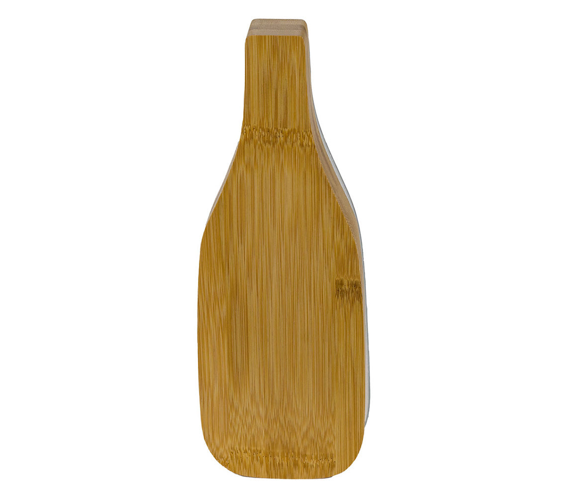 Weinset in Flaschenform mit Glasdeckel