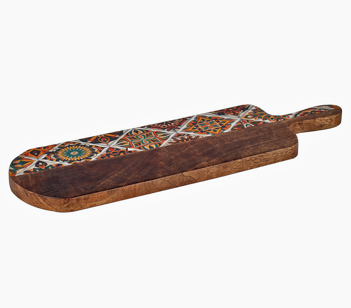Tessera Etnische Snijplank, L49,5 cm. - DECOR PETIT