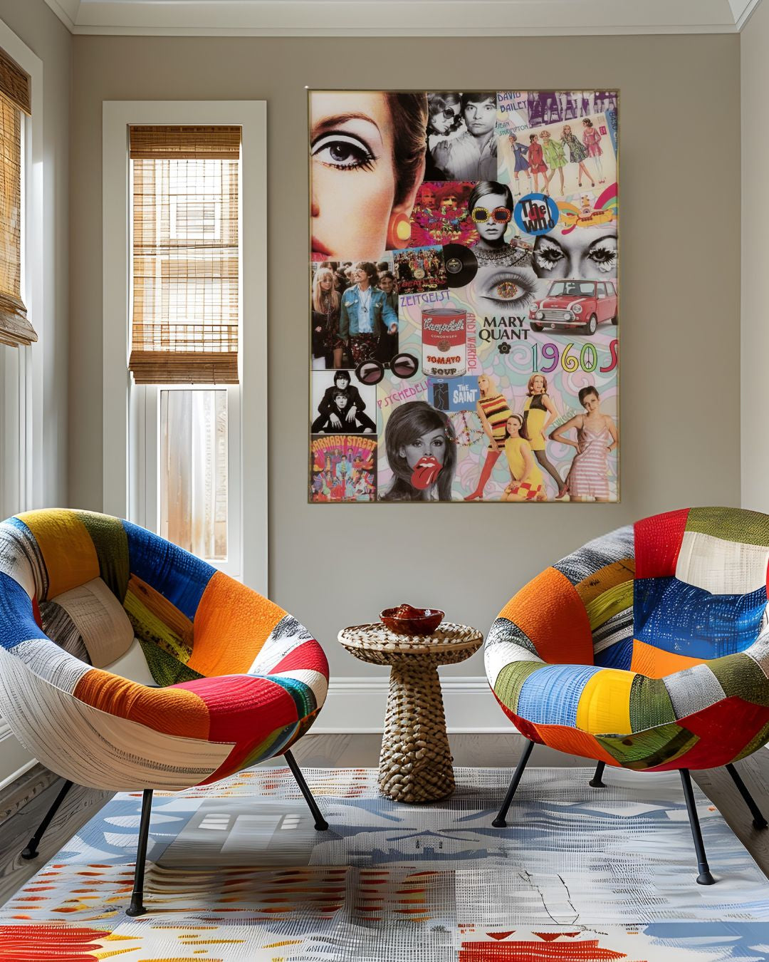 RIVIERA |Retro Collage Wall Art - DECOR PETIT