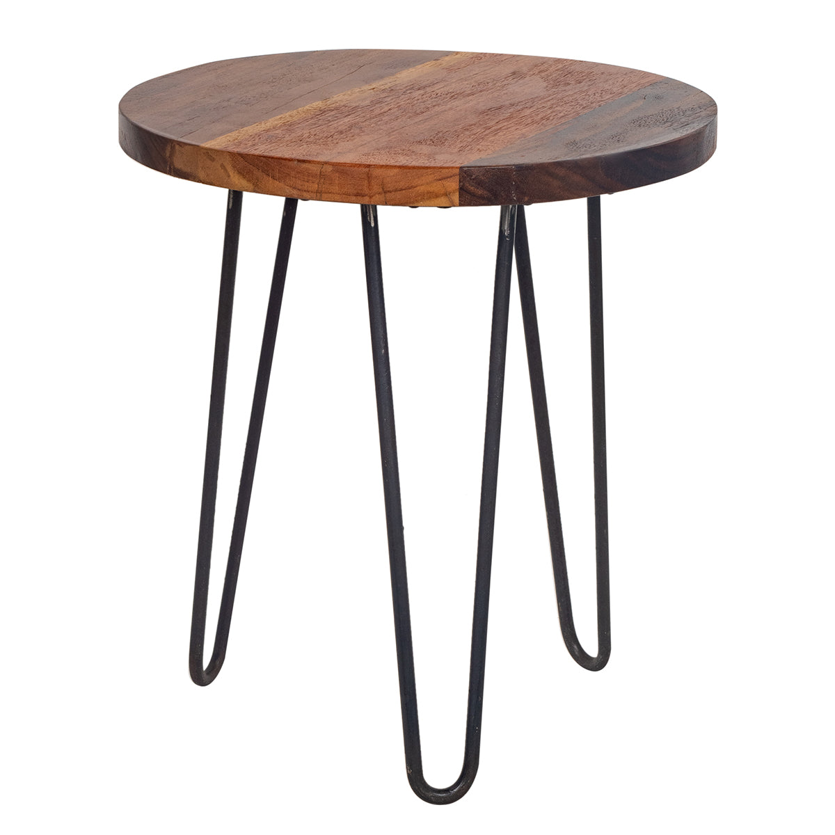 ZURI |Two-Tone Hairpin Side Table - DECOR PETIT