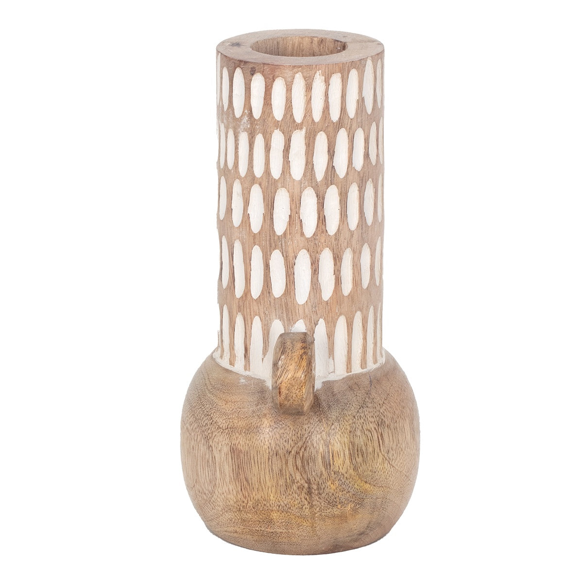 ELVA |Handcrafted Wood Vase - DECOR PETIT