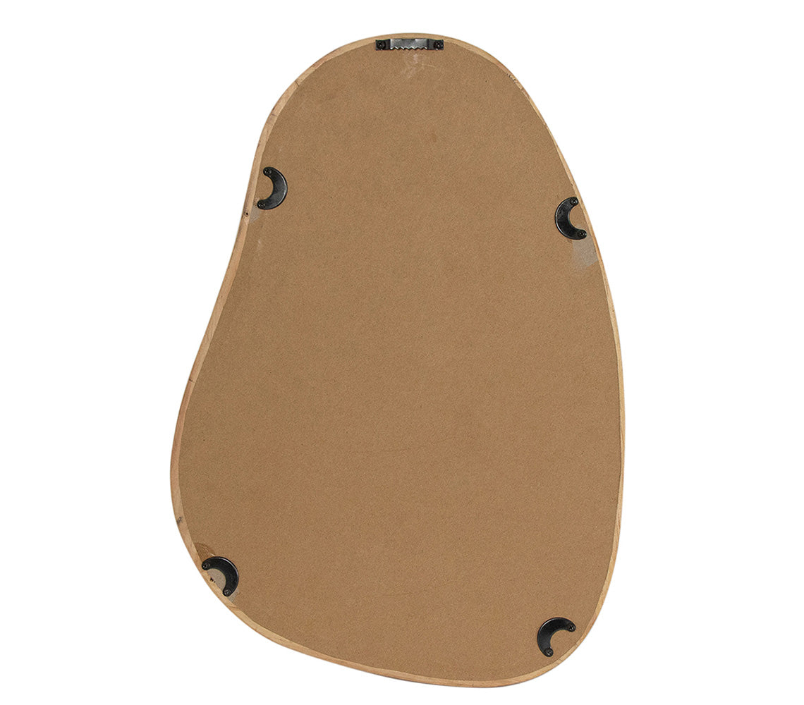 Miroir Squiggle Lydia Sandy Brown - DECOR PETIT