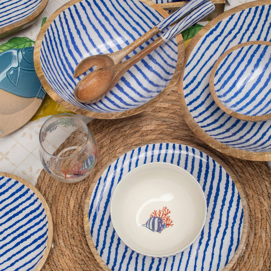 ALBA |Striped Plate - DECOR PETIT