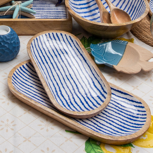 ALBA | Striped Tray - DECOR PETIT