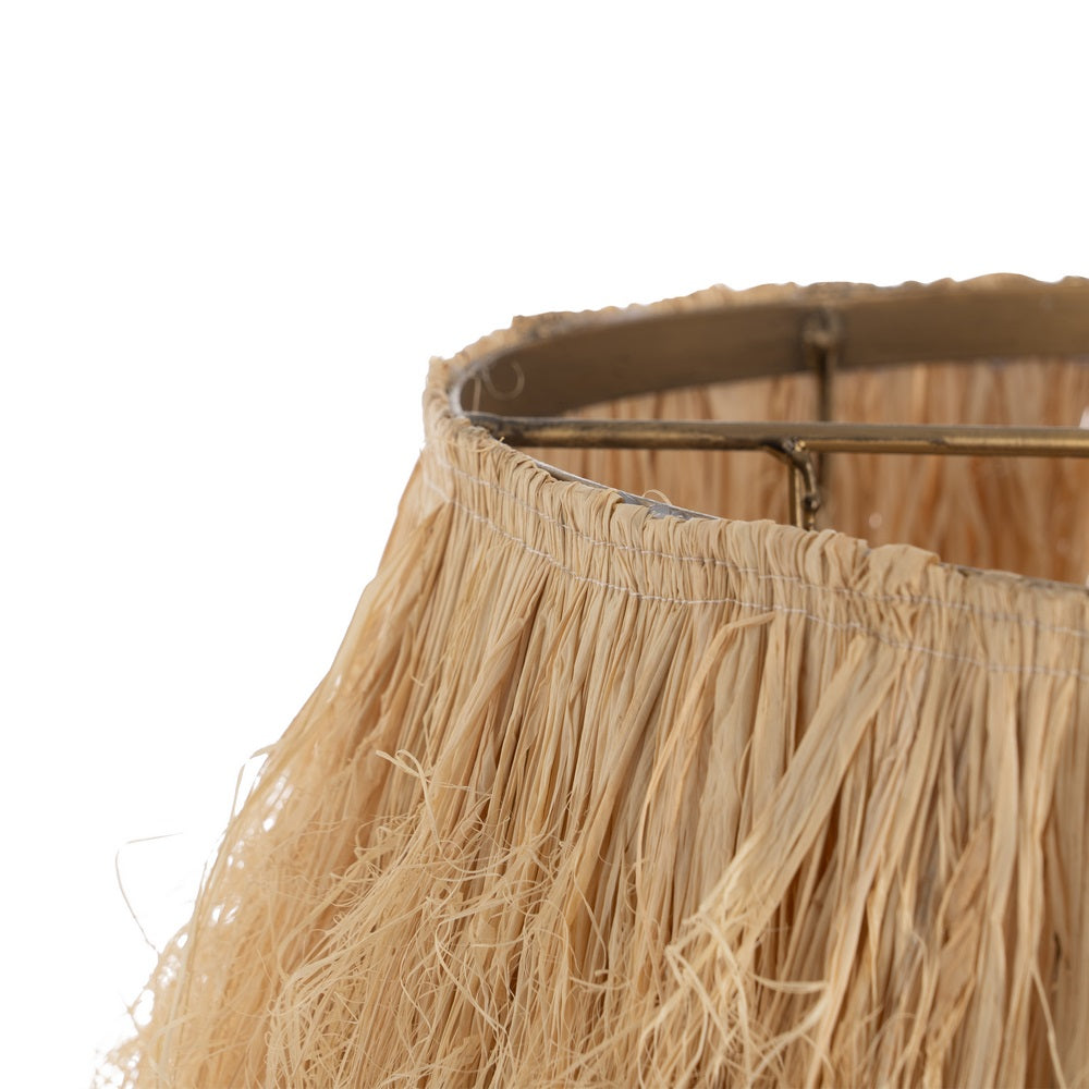 SAVANNAH |Natural Fringe Floor Lamp - DECOR PETIT