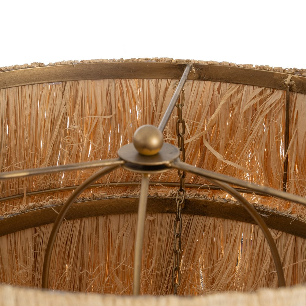 SAVANNAH |Natural Fringe Floor Lamp - DECOR PETIT