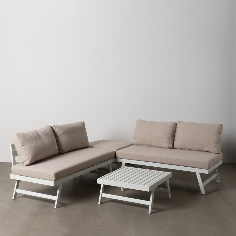 VALERIA | Luxuriöses Modulares Aluminium-Gartenmöbel-Set - DECOR PETIT