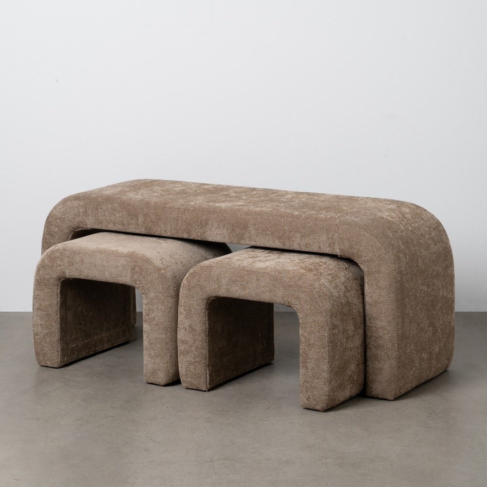 NOOK |Set of 3 Benches - DECOR PETIT