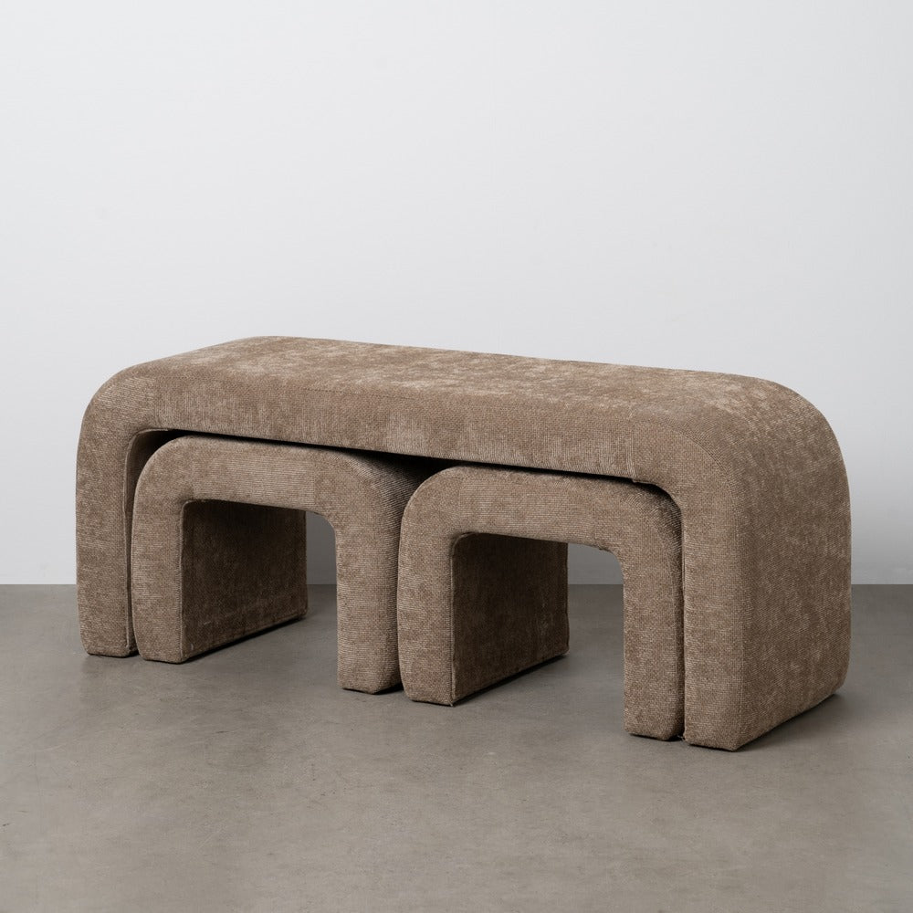 NOOK |Set of 3 Benches - DECOR PETIT