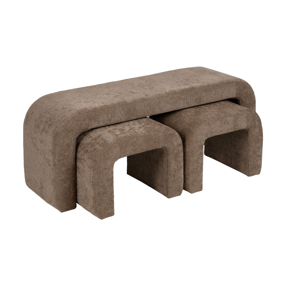 NOOK |Set of 3 Benches - DECOR PETIT