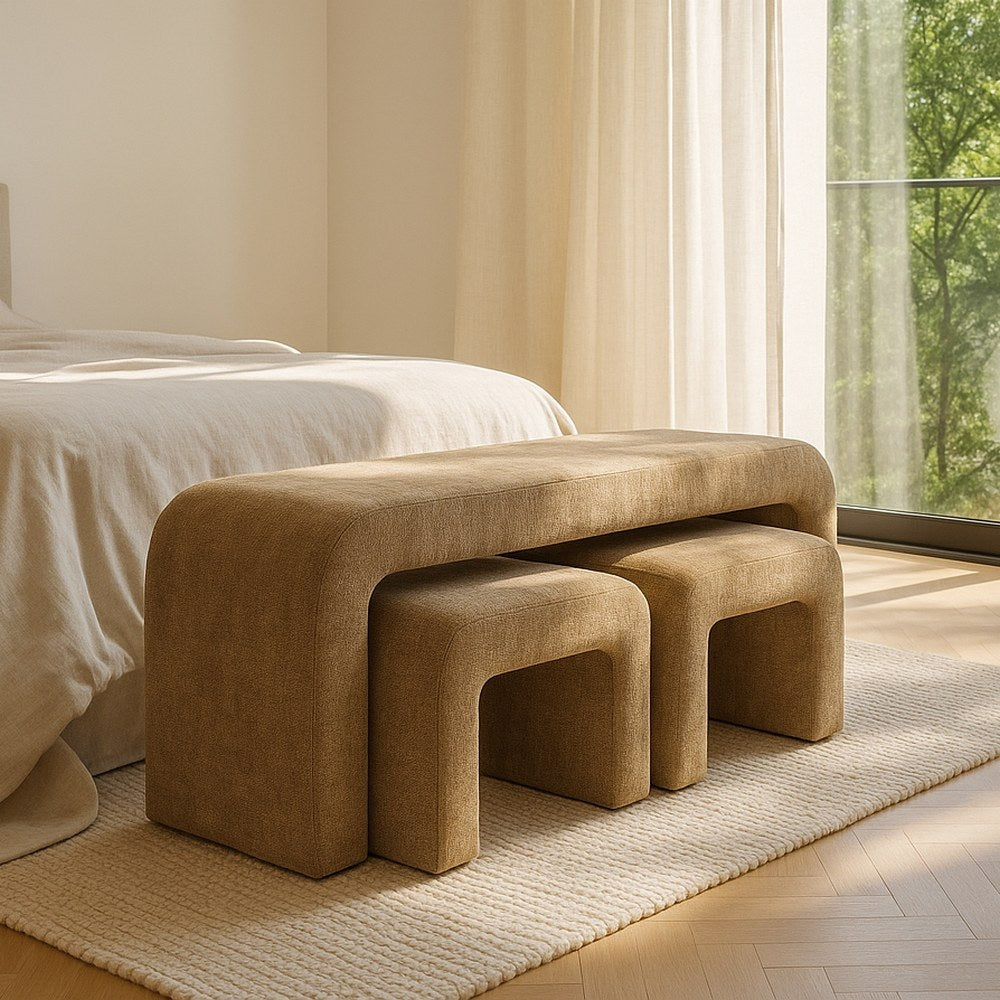 NOOK |Set of 3 Benches - DECOR PETIT