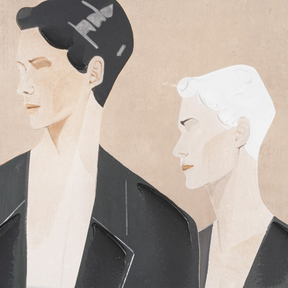 VOGUE |Hand-Finished Abstract Wall Art - DECOR PETIT