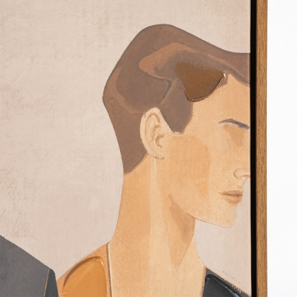 VOGUE |Hand-Finished Abstract Wall Art - DECOR PETIT