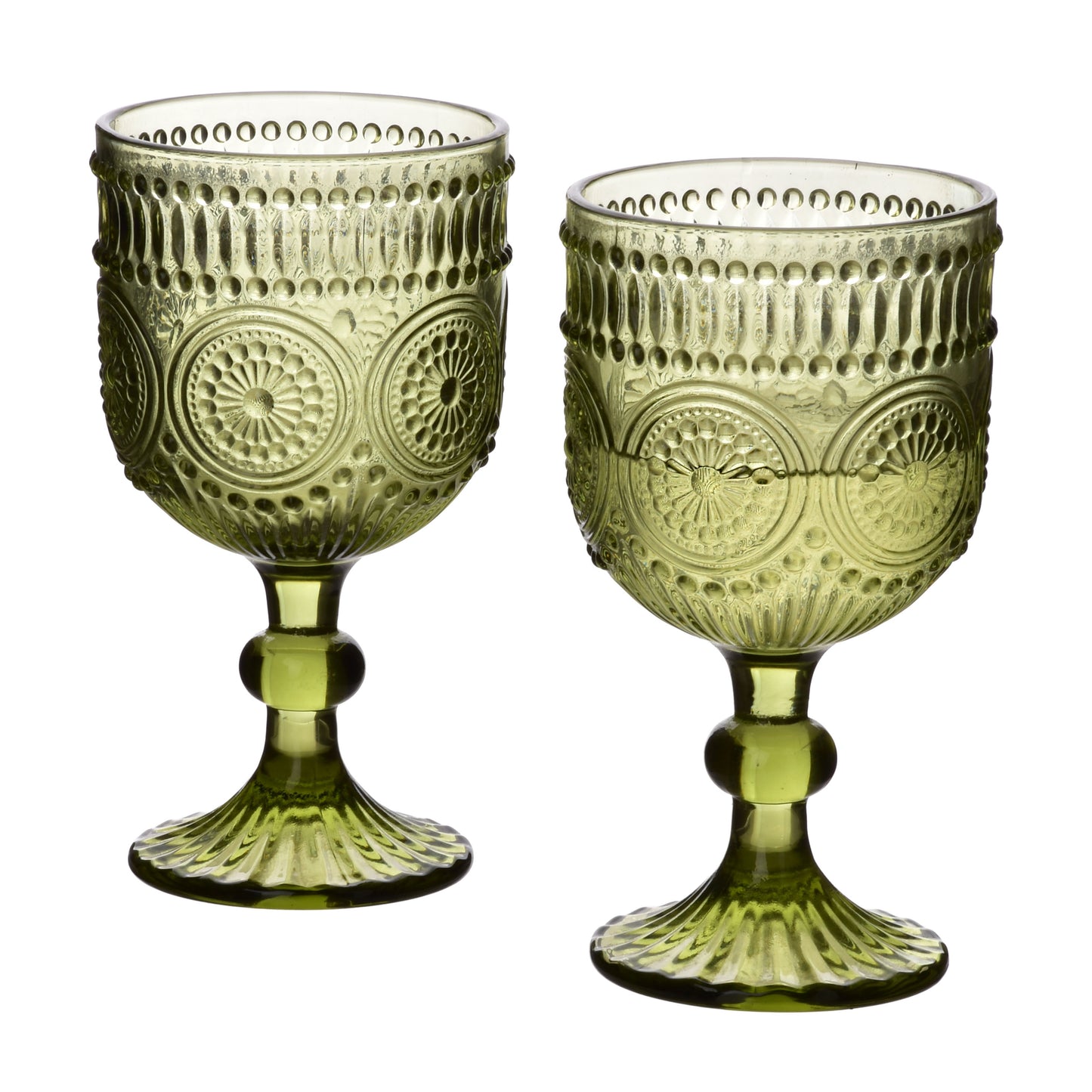 ELISE GREEN |Set aus 4 Kelchen - DECOR PETIT