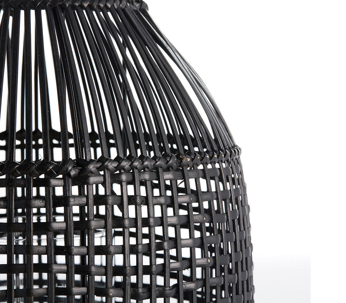 Hazel Black Lantern, H26 cm. - DECOR PETIT
