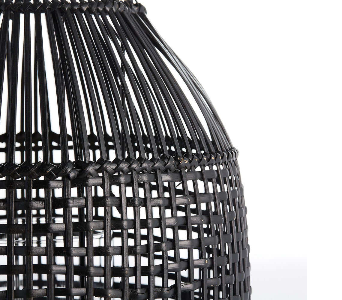 Hazel Black Lantern, H45 cm. - DECOR PETIT