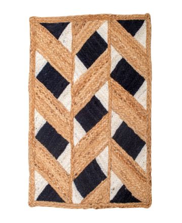 INDRA |Chevron Jute Rug - DECOR PETIT