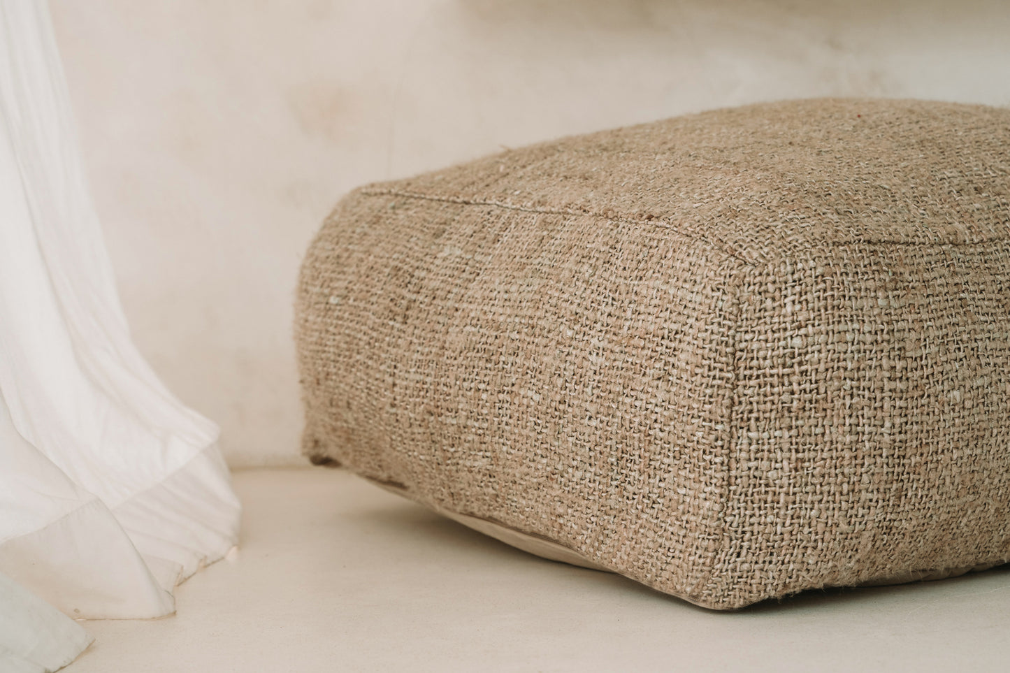 OH MY GEE |Pouf, Beige - DECOR PETIT