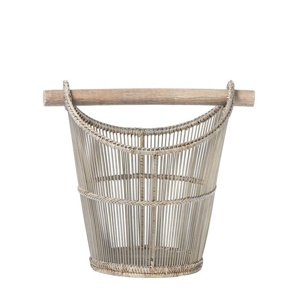 Panier à linge naturel Norah, H37 cm. - DECOR PETIT