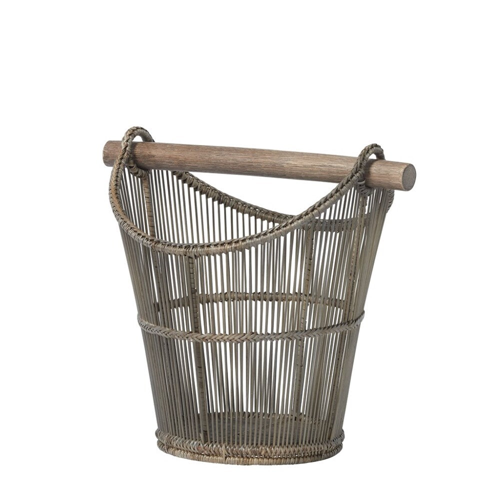 Panier à linge naturel Norah, H37 cm. - DECOR PETIT
