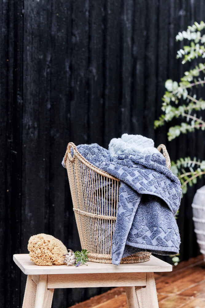 Panier à linge naturel Norah, H37 cm. - DECOR PETIT