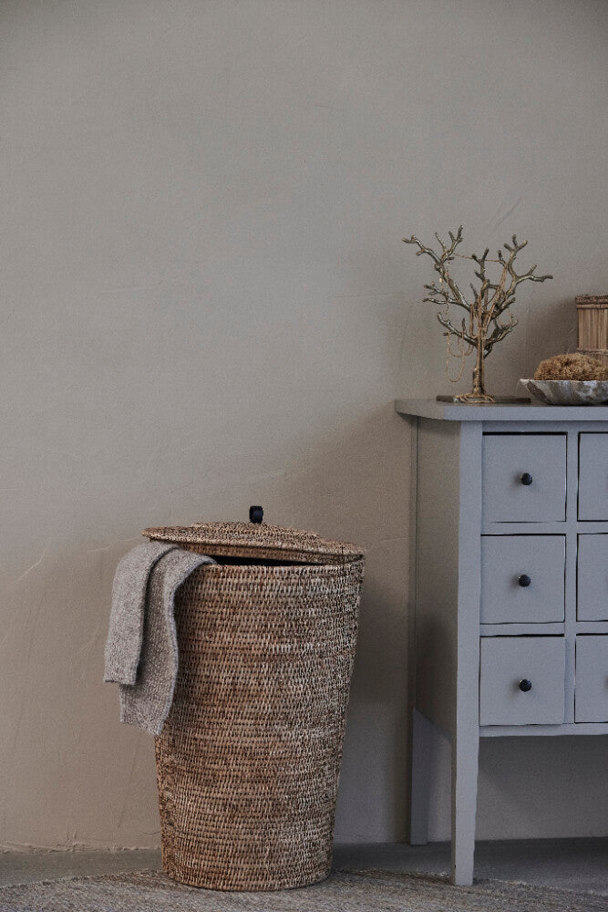 Portabiancheria Norah Naturale, H70 cm. - DECOR PETIT