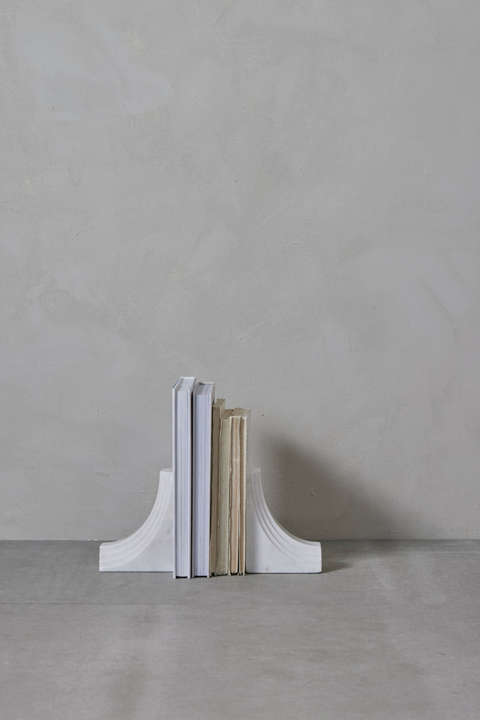 Ellia Bookend, White - DECOR PETIT