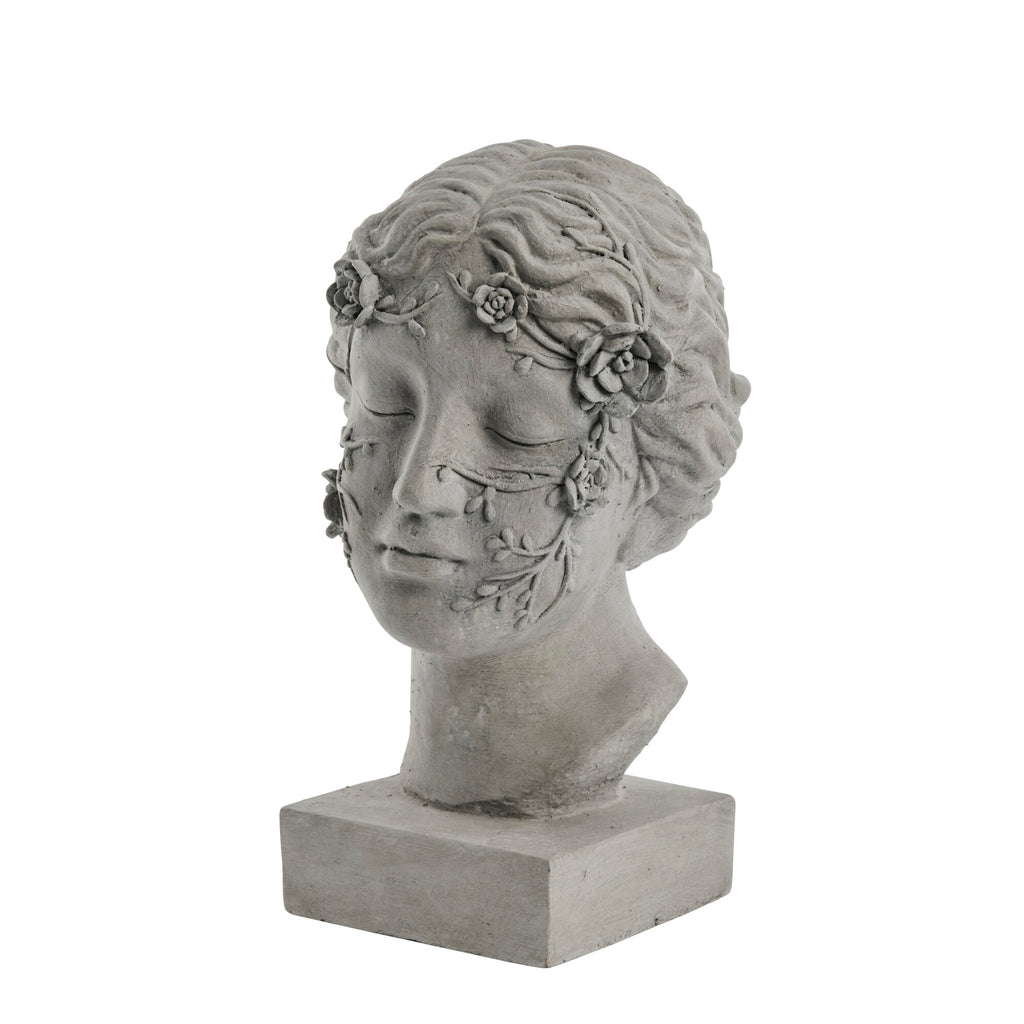 Statue Décorative Sielle, Gris - DECOR PETIT