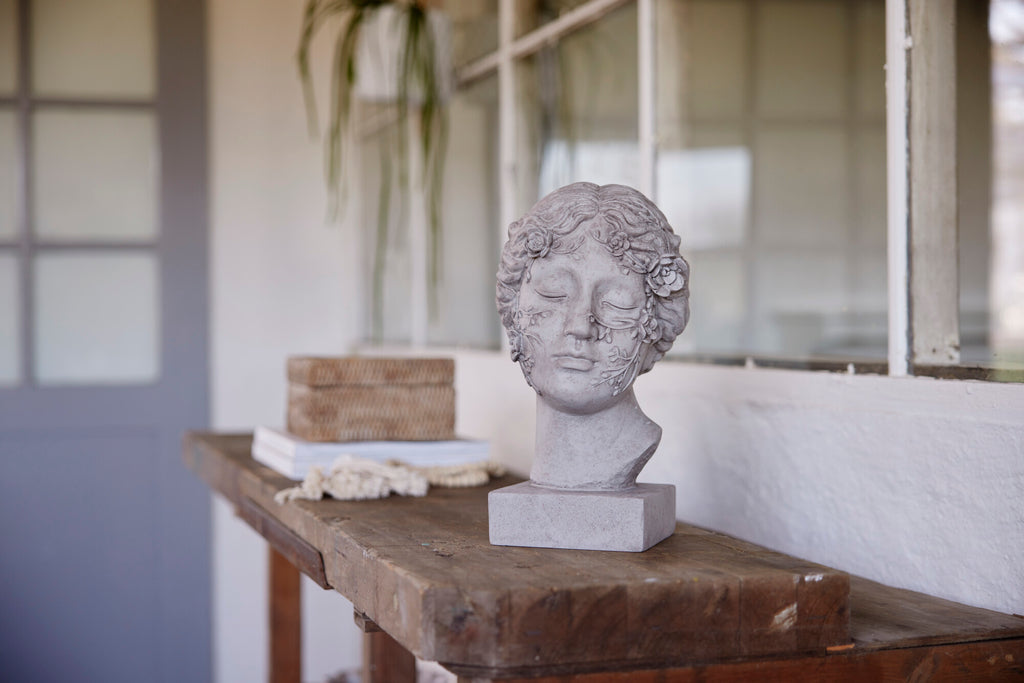 Statue Décorative Sielle, Gris - DECOR PETIT