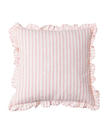 Striped pillow with ruffled edges, Penelope by Decor Petit