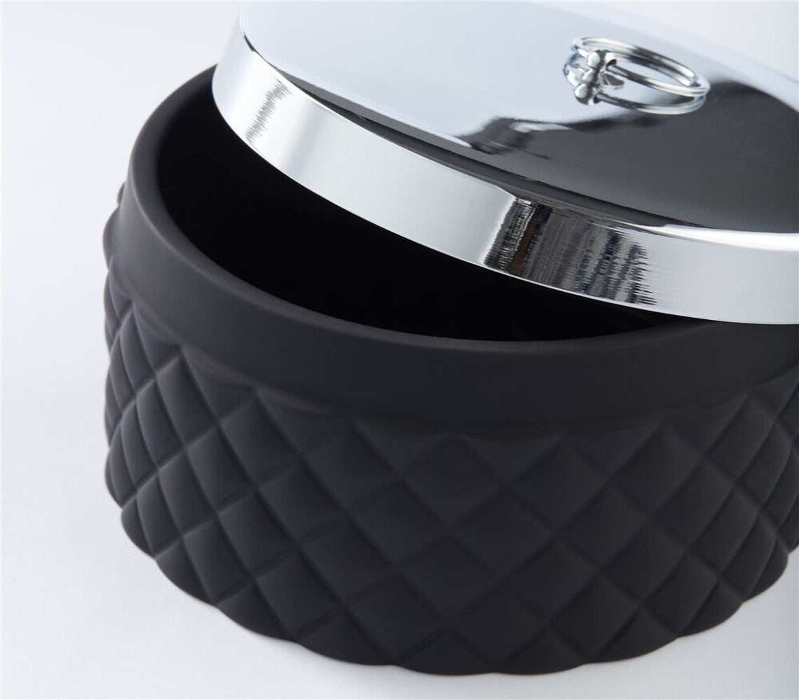 Pot Portia Noir, 9 cm. - DECOR PETIT