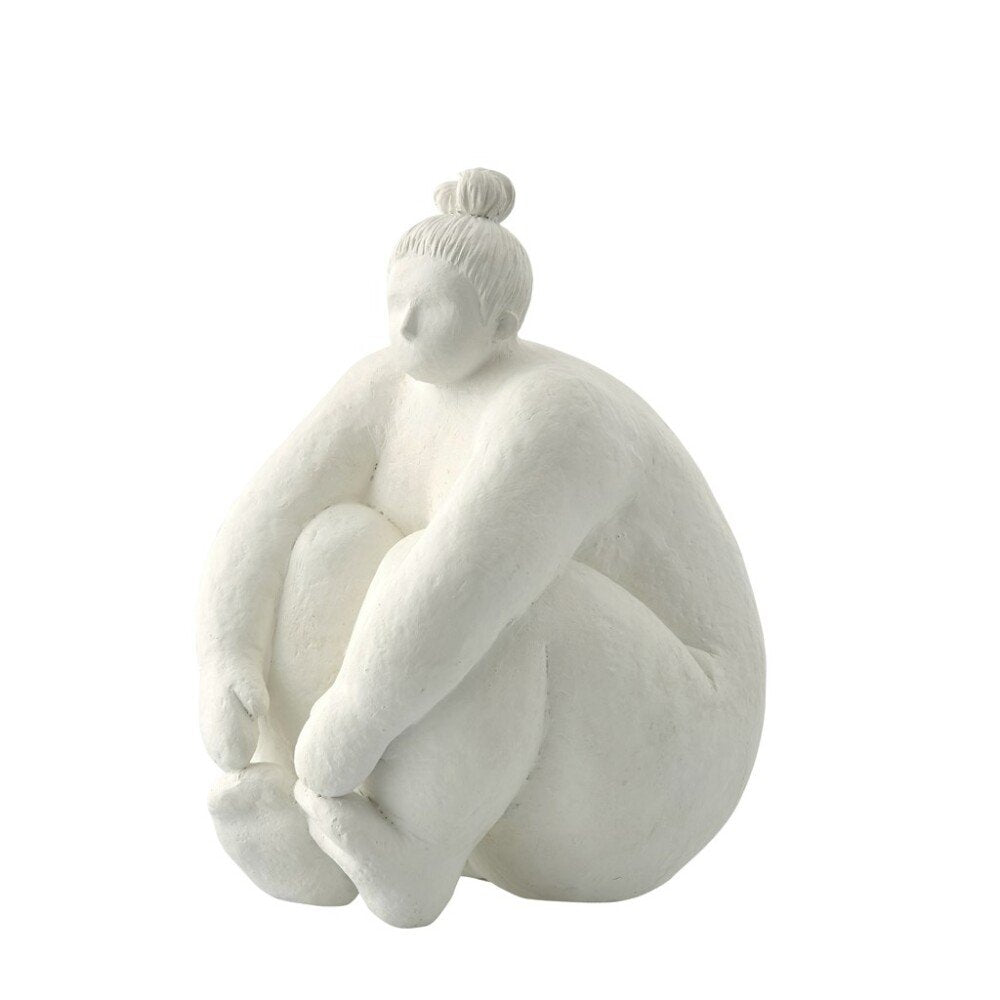 Serafina Dekorative Figur, H24 cm. Weiß - DECOR PETIT